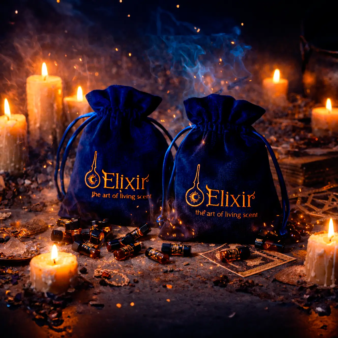 Большой подарочный набор (53 эфирных масла по 1 мл) — подарочный набор Elixir Aroma